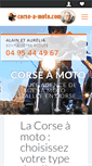 Mobile Screenshot of corse-a-moto.com