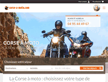 Tablet Screenshot of corse-a-moto.com